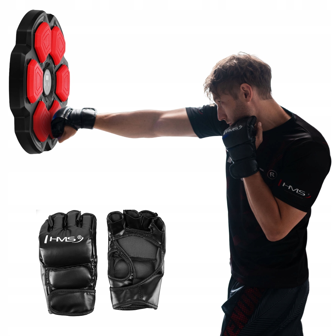 Tarcza tablica bokserska Elektroniczna z licznikiem uderzeń Bt Głośnik Hms