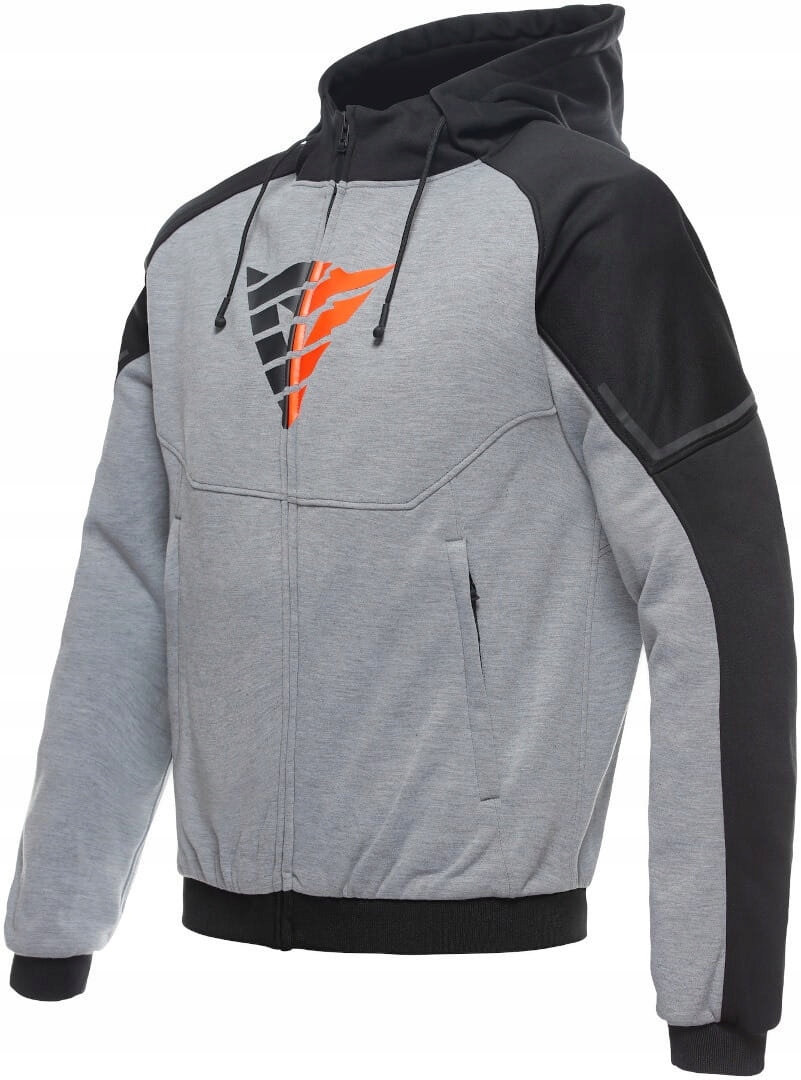 Dainese Daemon-x Safety Motocyklová Mikina Šedá Čierna Červená Pánska