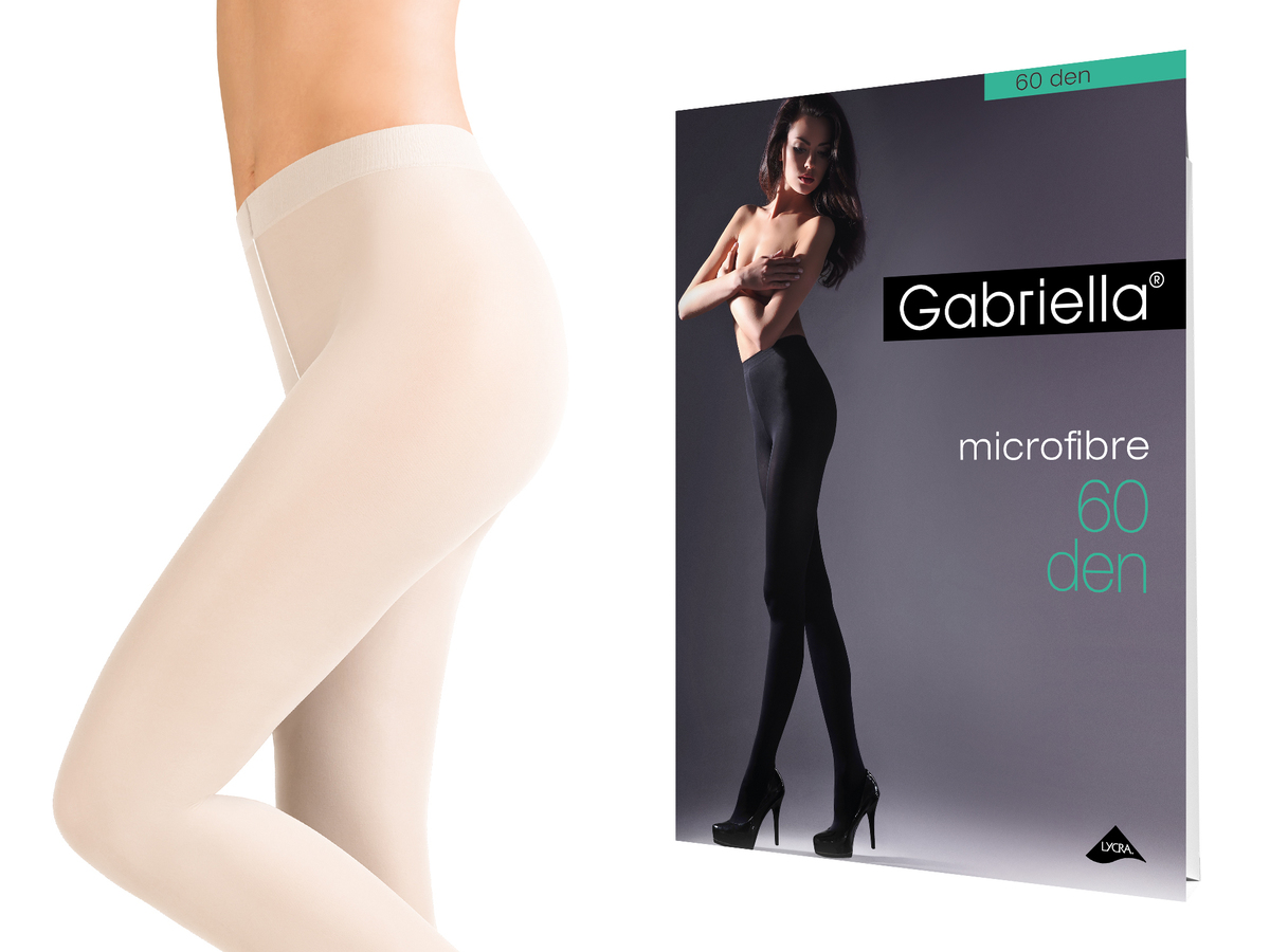 

Rajstopy Gabriella Microfibre 60 den Bianco 3