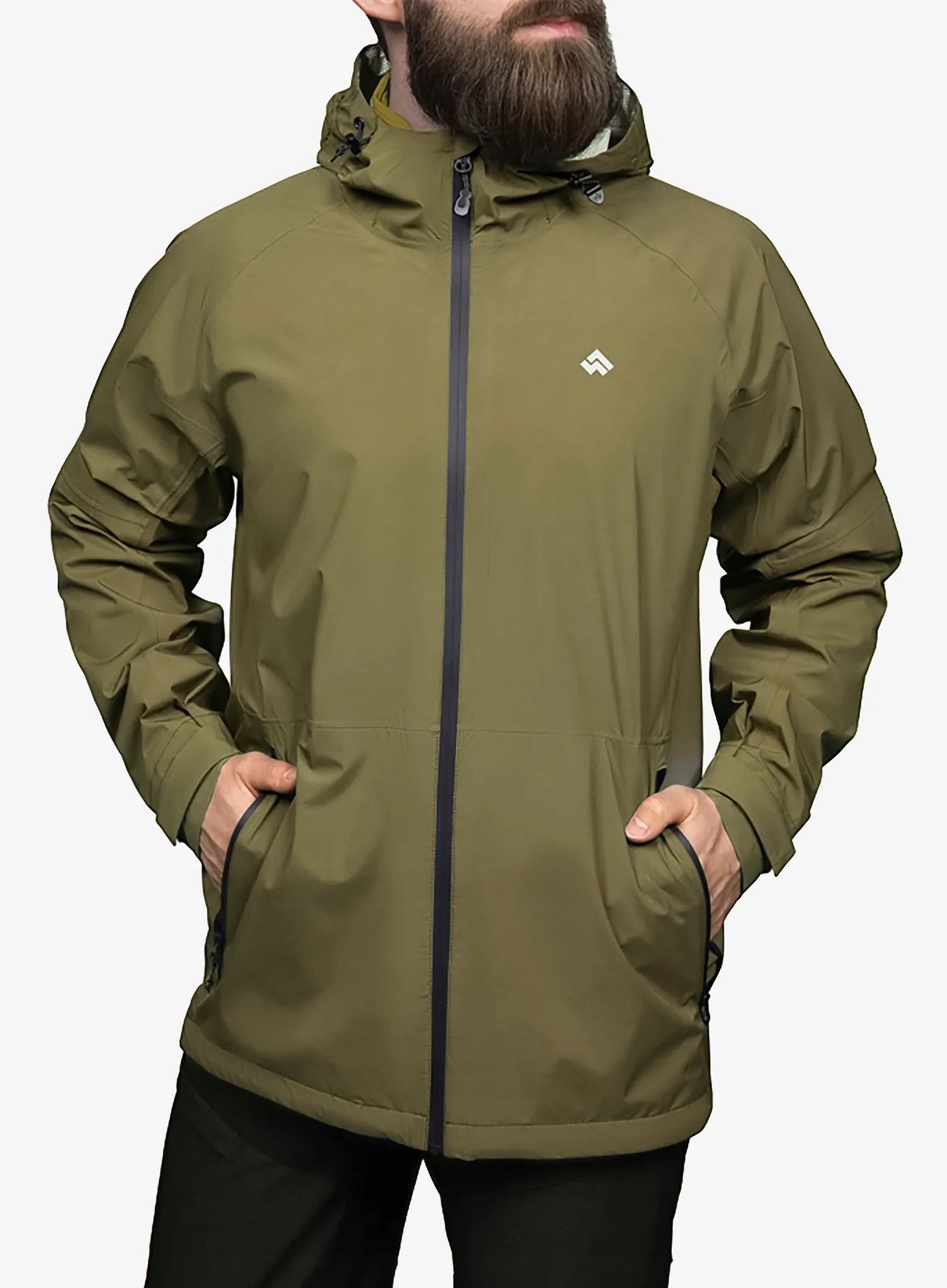 Pláštěnka Alpinus Girdiman olivová XXL