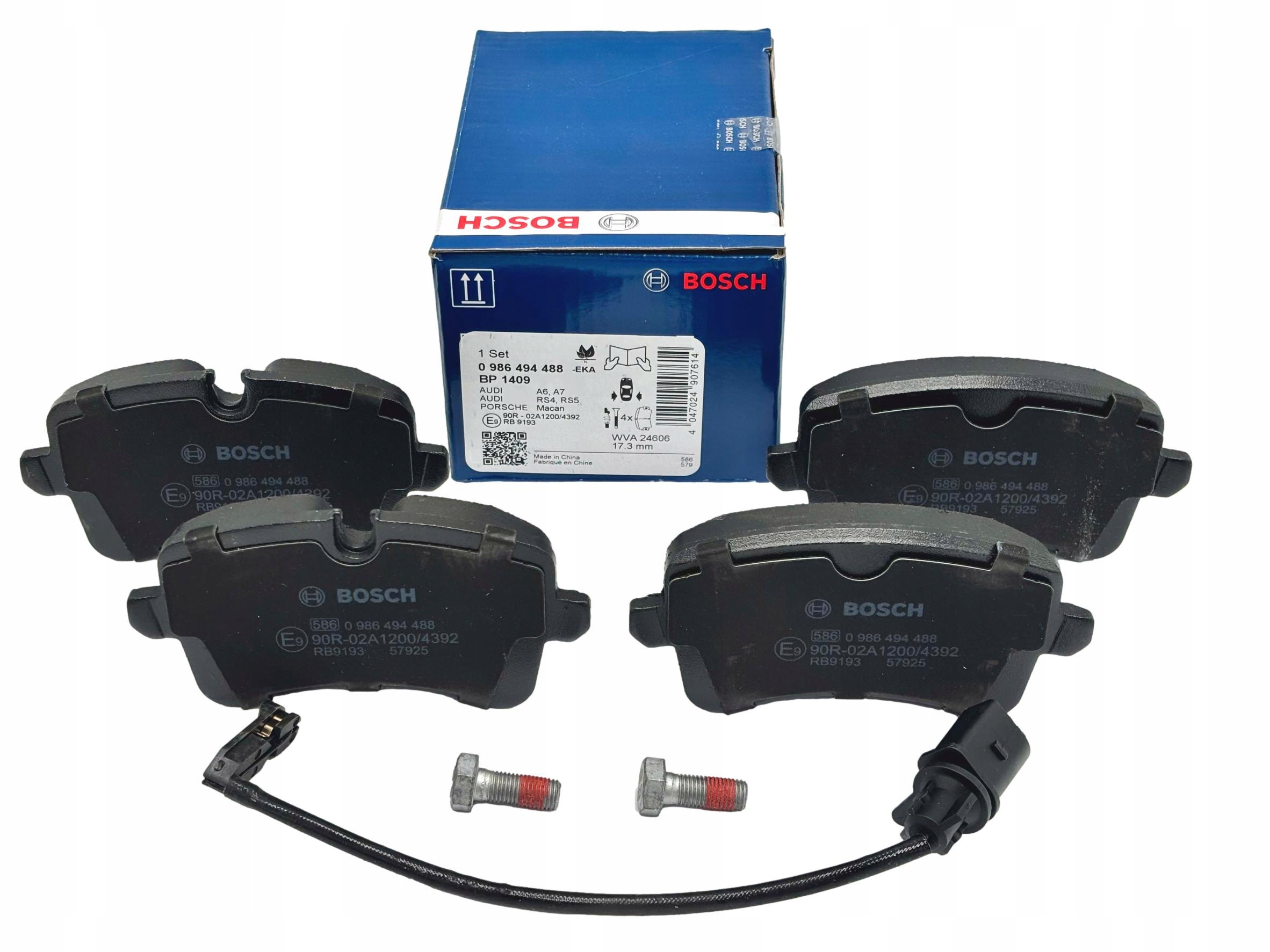 Bosch Brzdové Destičky Zadní Porsche Macan Audi A6 C7 A4 B8 0 986 494 488