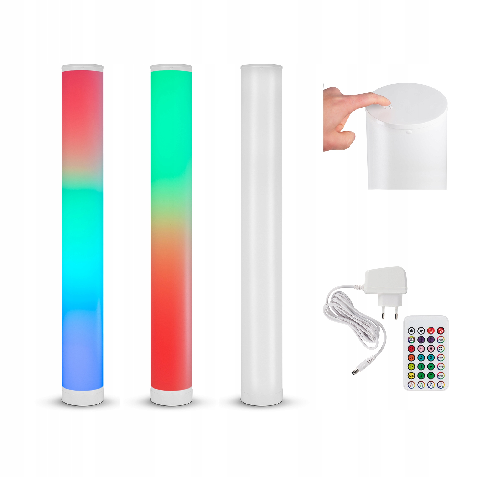 Stojací Led podlahová lampa Rgbw Eko-light 10W 620lm IP20 104cm