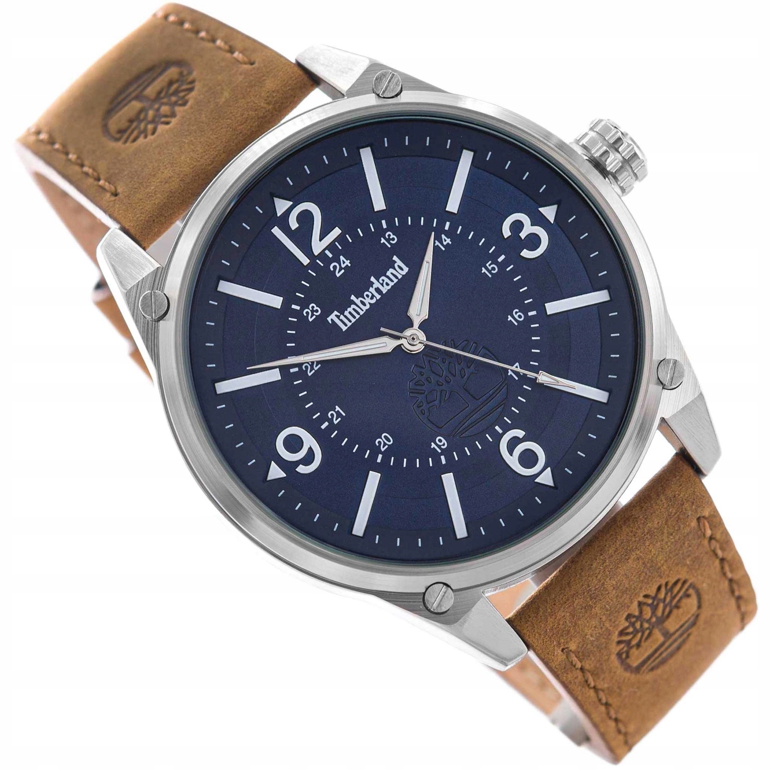 Pánské Hodinky Timberland TDWGA9000603 Hnědé S Řemínkem Neobrite