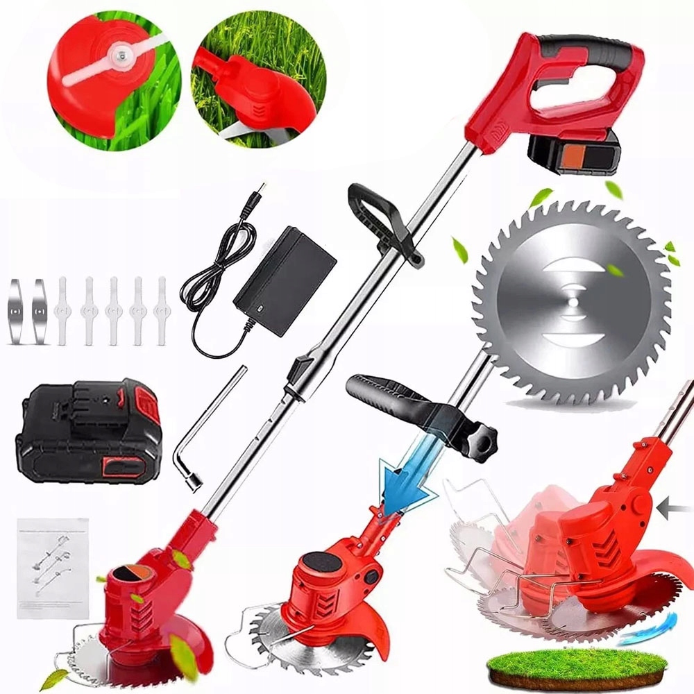 650 W Elektrická Sekačka S Teleskopickou Trubkou Pro Trávy A Plevel