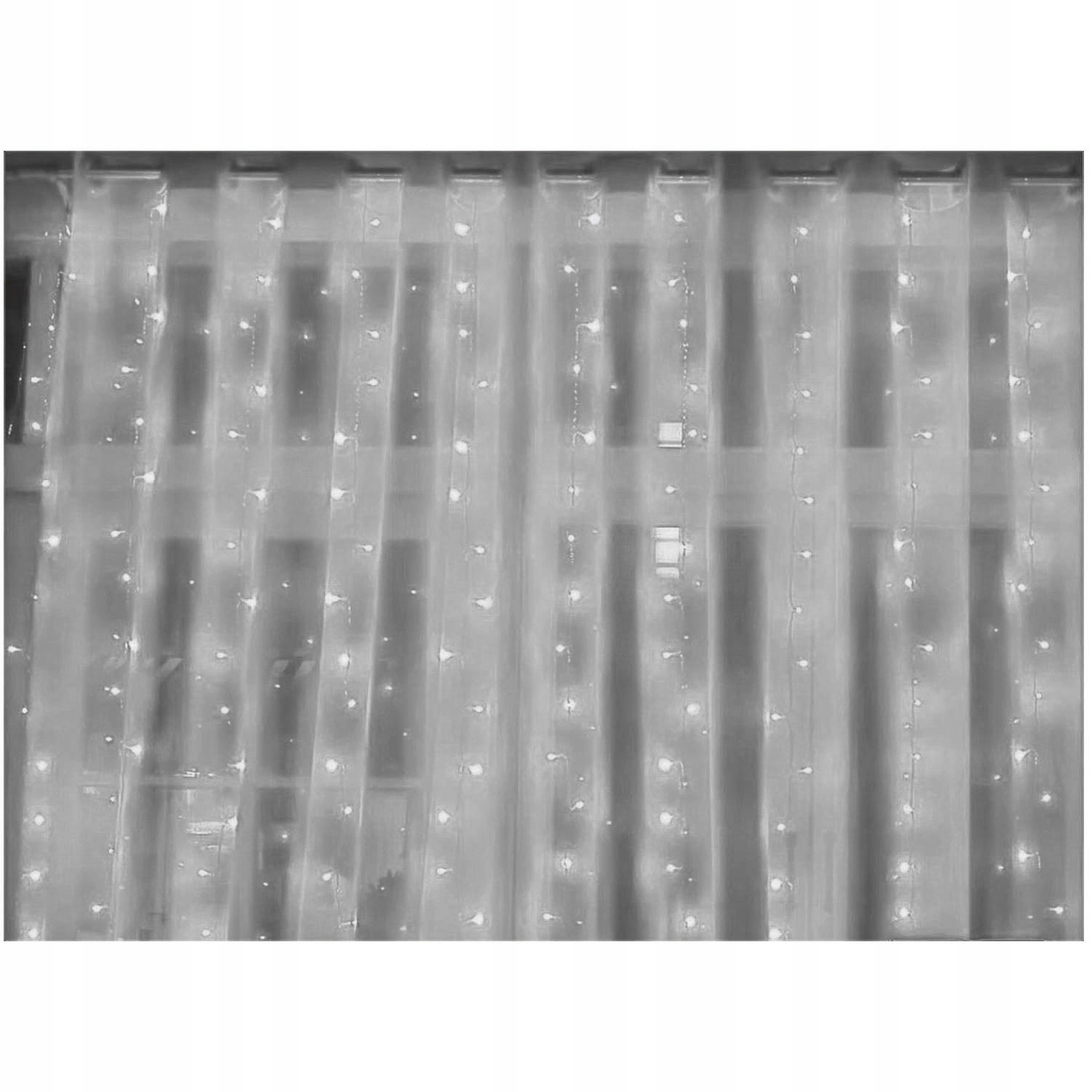 Záclona Sople 100 Led Zásuvka IP44 Bílá