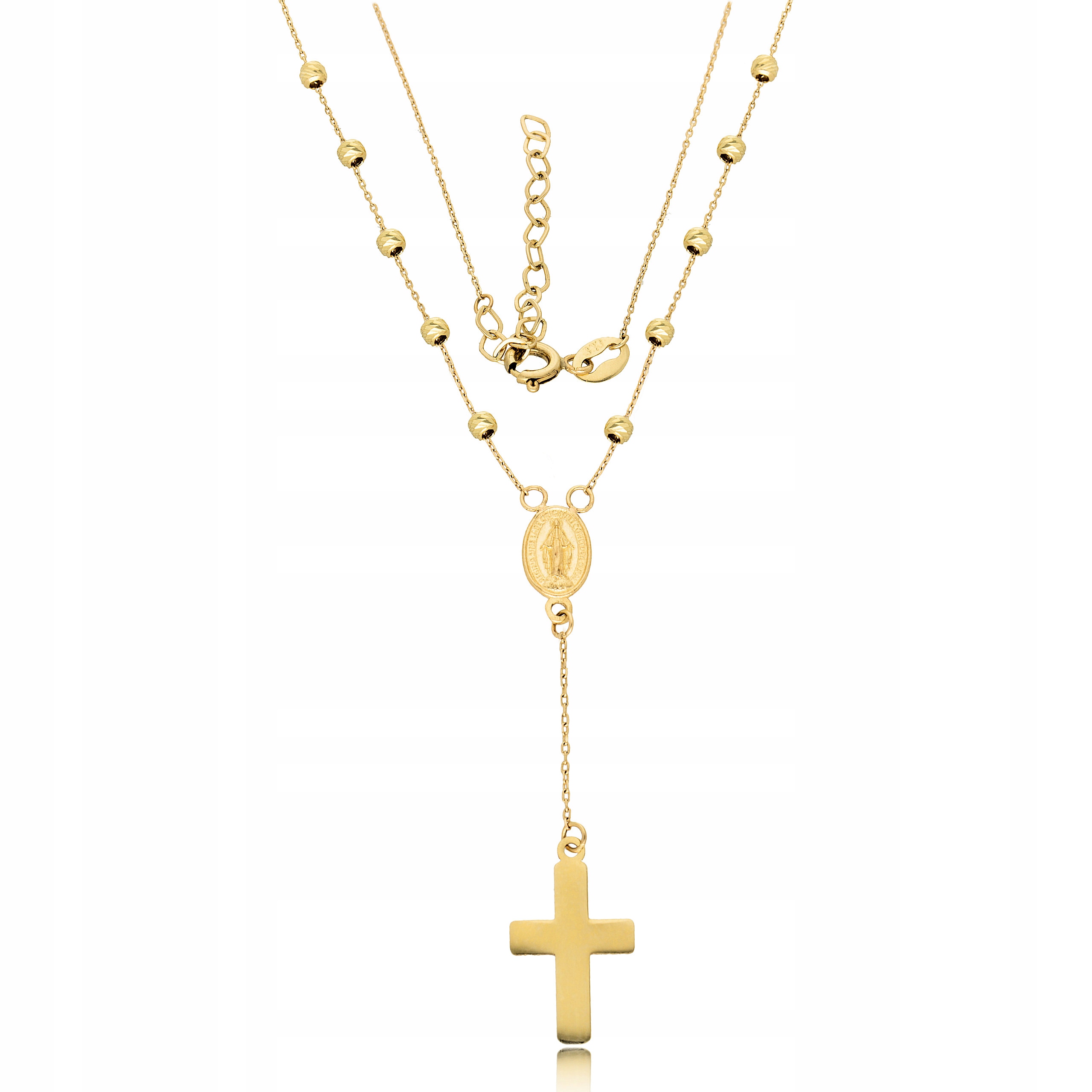 Złoty Różaniec 333 Chrzest Komunia Grawer Marka Euforia