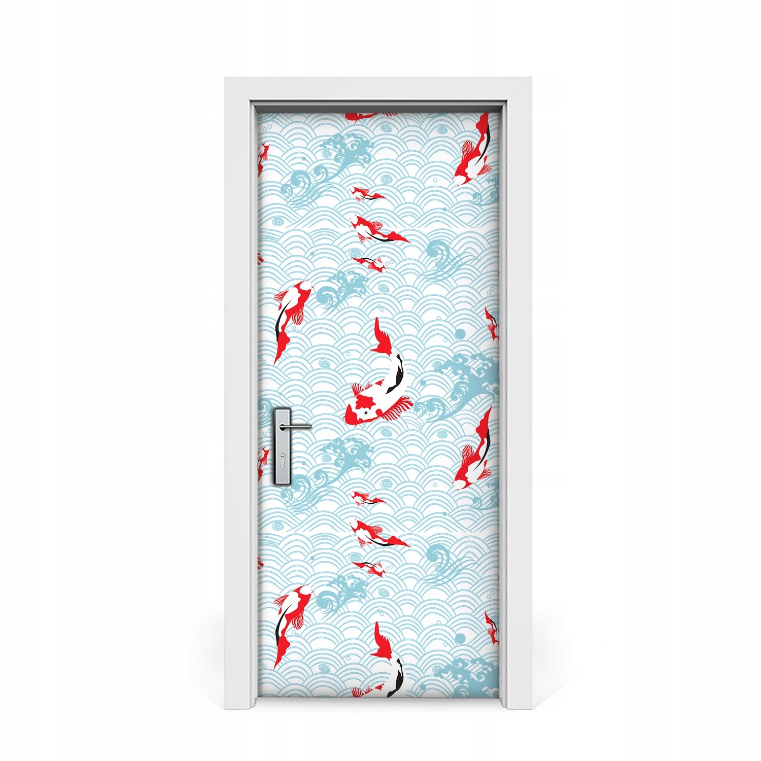 

Naklejka na drzwi okleina Karp koi 85x205