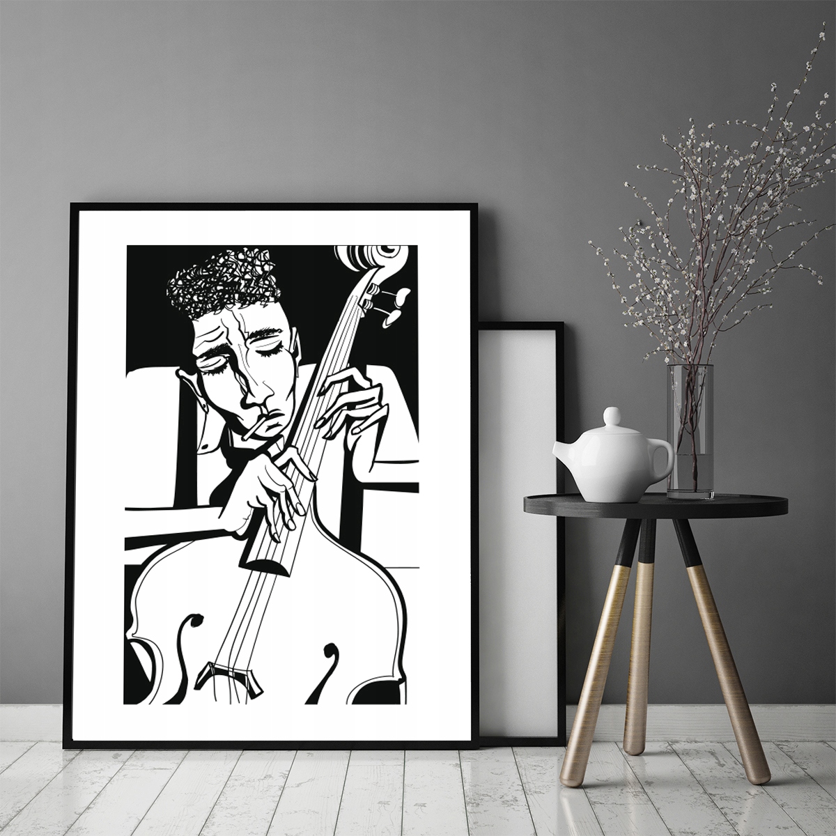 OBRAZ PLAKAT W RAMIE 33x43 cm Jazz P815 Kod producenta obrazy plakaty