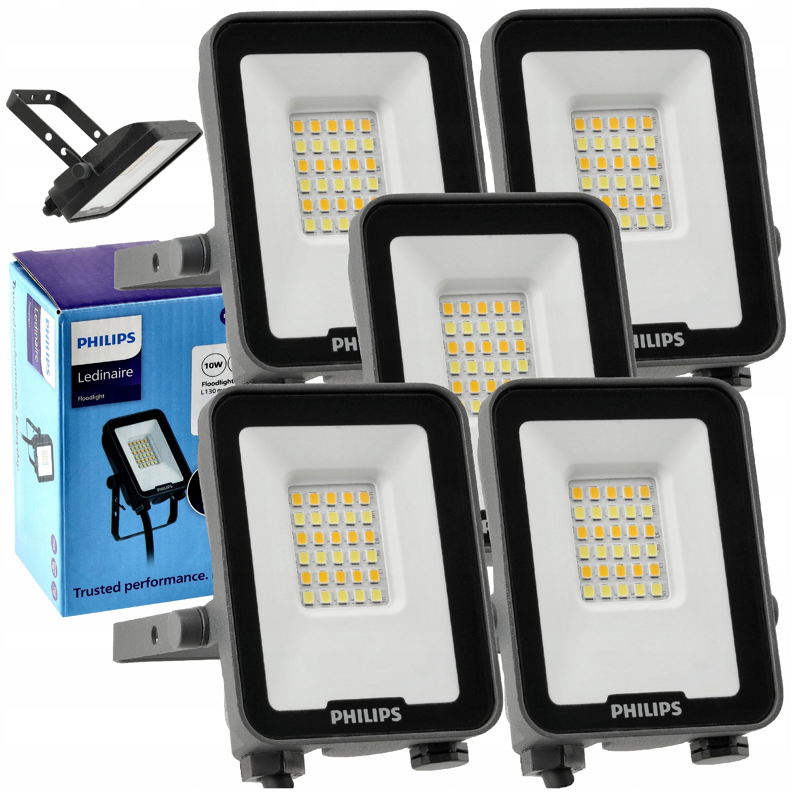 Philips Led reflektor 10W 1200lm Cct IP65 Lampa Ledinaire Vonkajšia x5