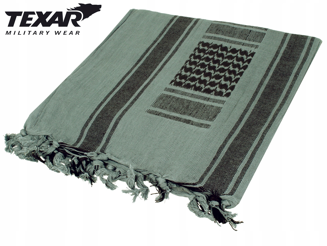 Chusta Arafatka Kefija Wojskowa PLO 110 x 110 cm TEXAR Nightcamo Szara Marka Texar