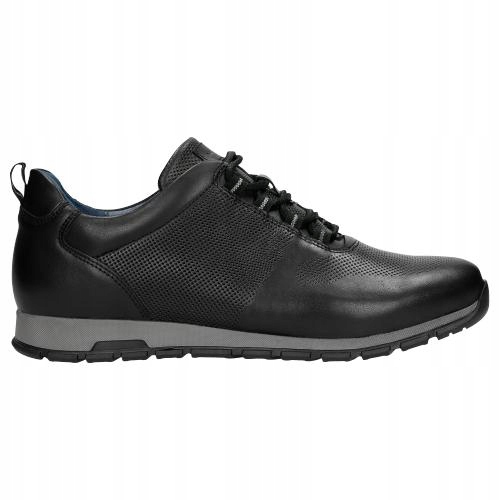 

Buty Wojas Półbuty męskie skóra czarne r. 46