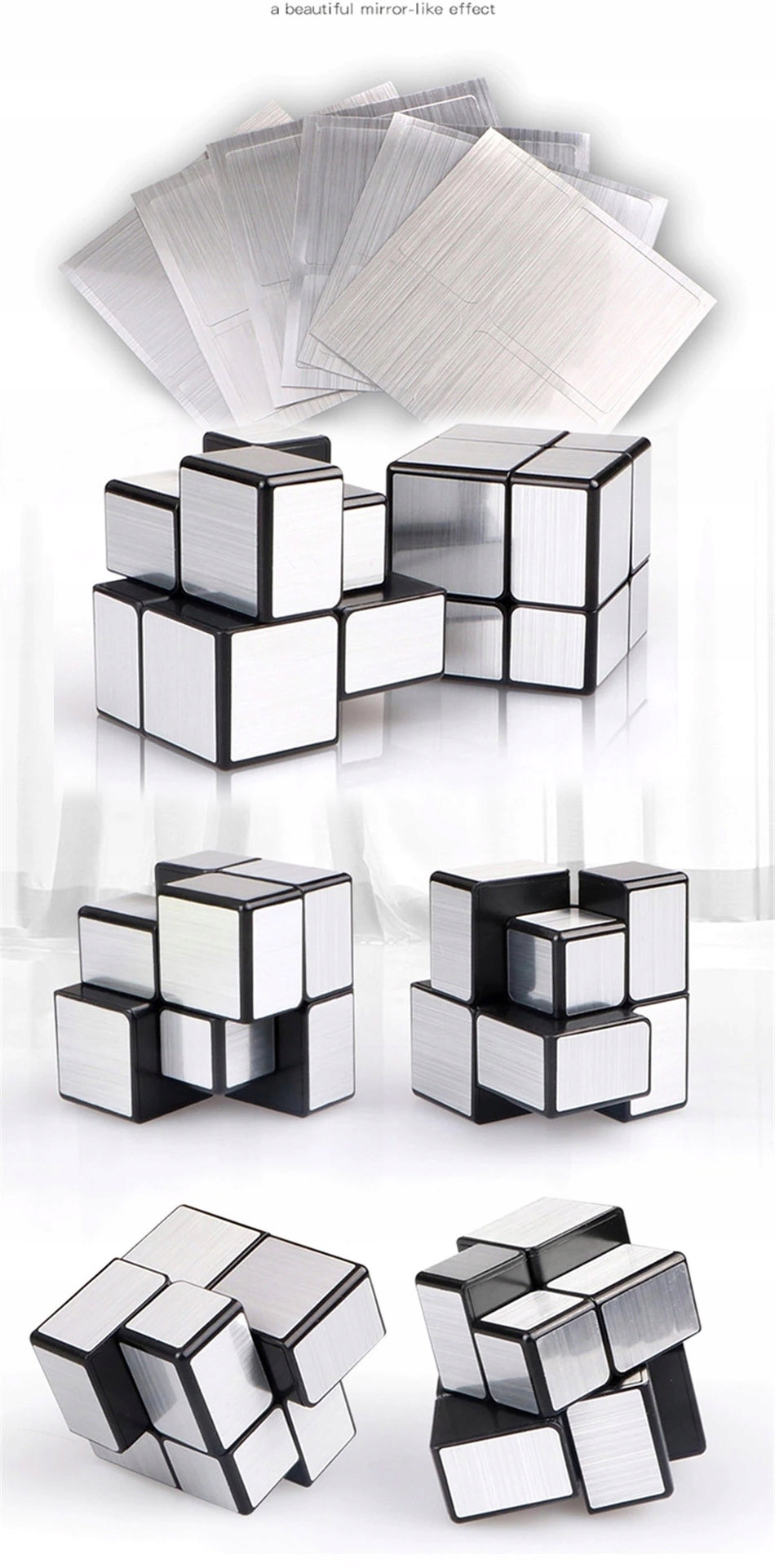 ORYGINALNA KOSTKA MIRROR CUBE 2x2 QIYI Materiał Plastik