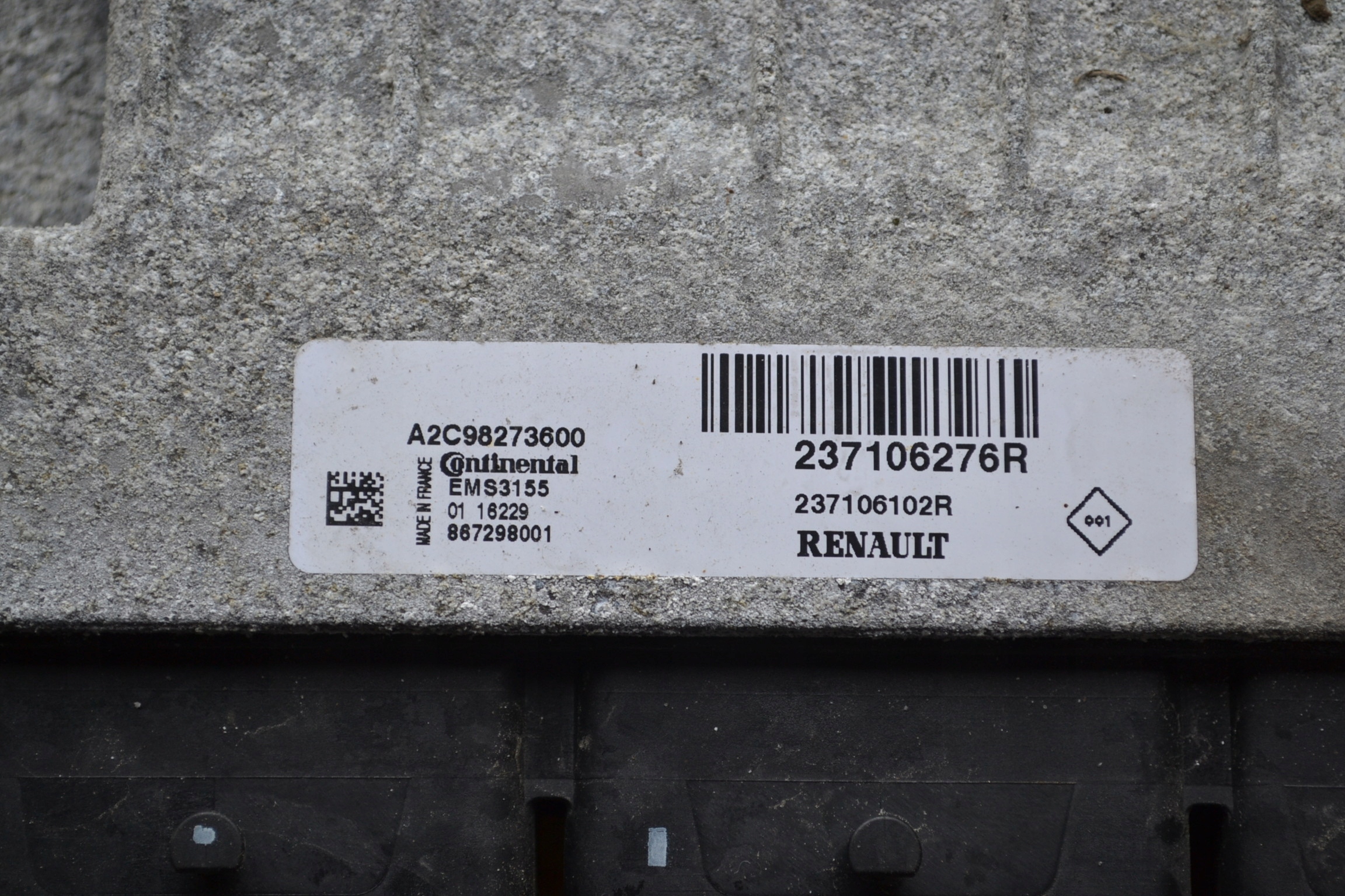 23710627R Computer Renault Bedienteil