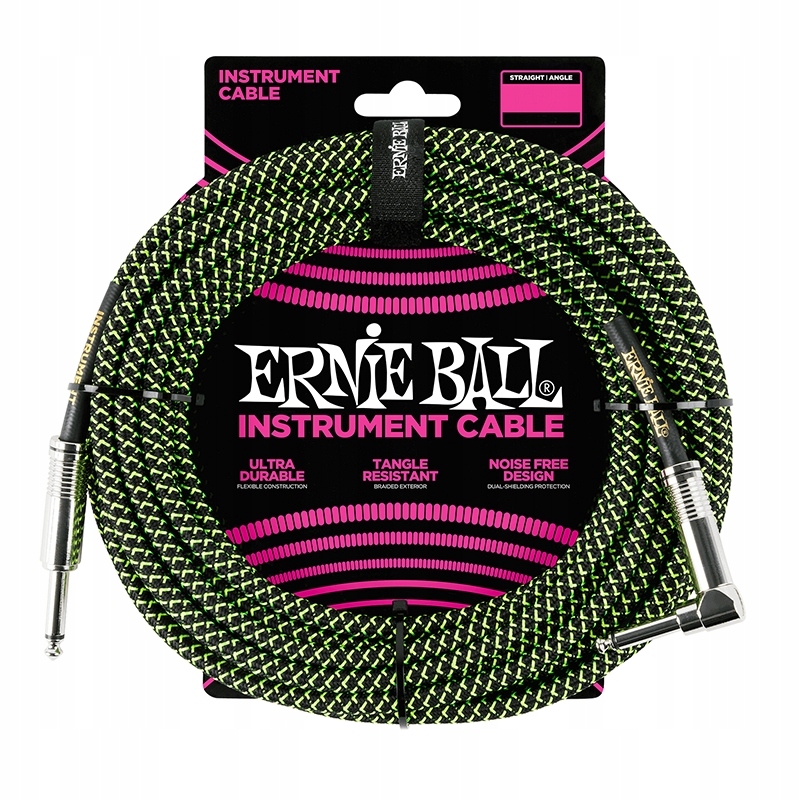 Kytarový kabel Ernieball EB6082 Instumentální kabel 5,5 mb