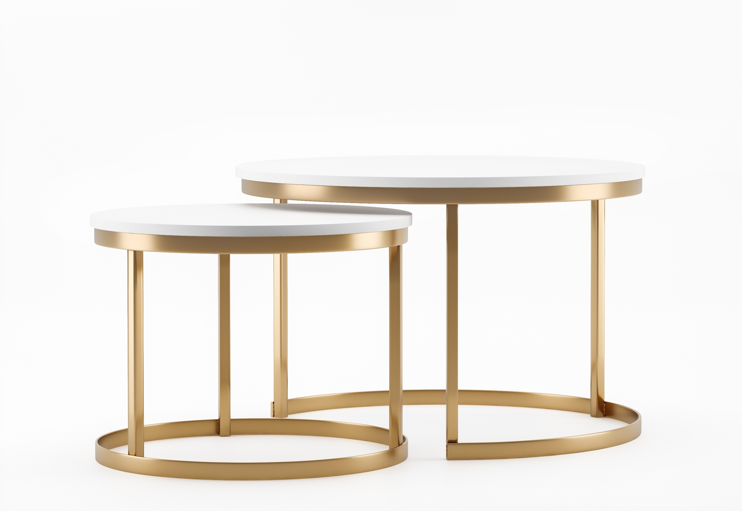 STOLIK kawowy ŁAWA podwójny ZŁOTY SREBRNY GLAMOUR