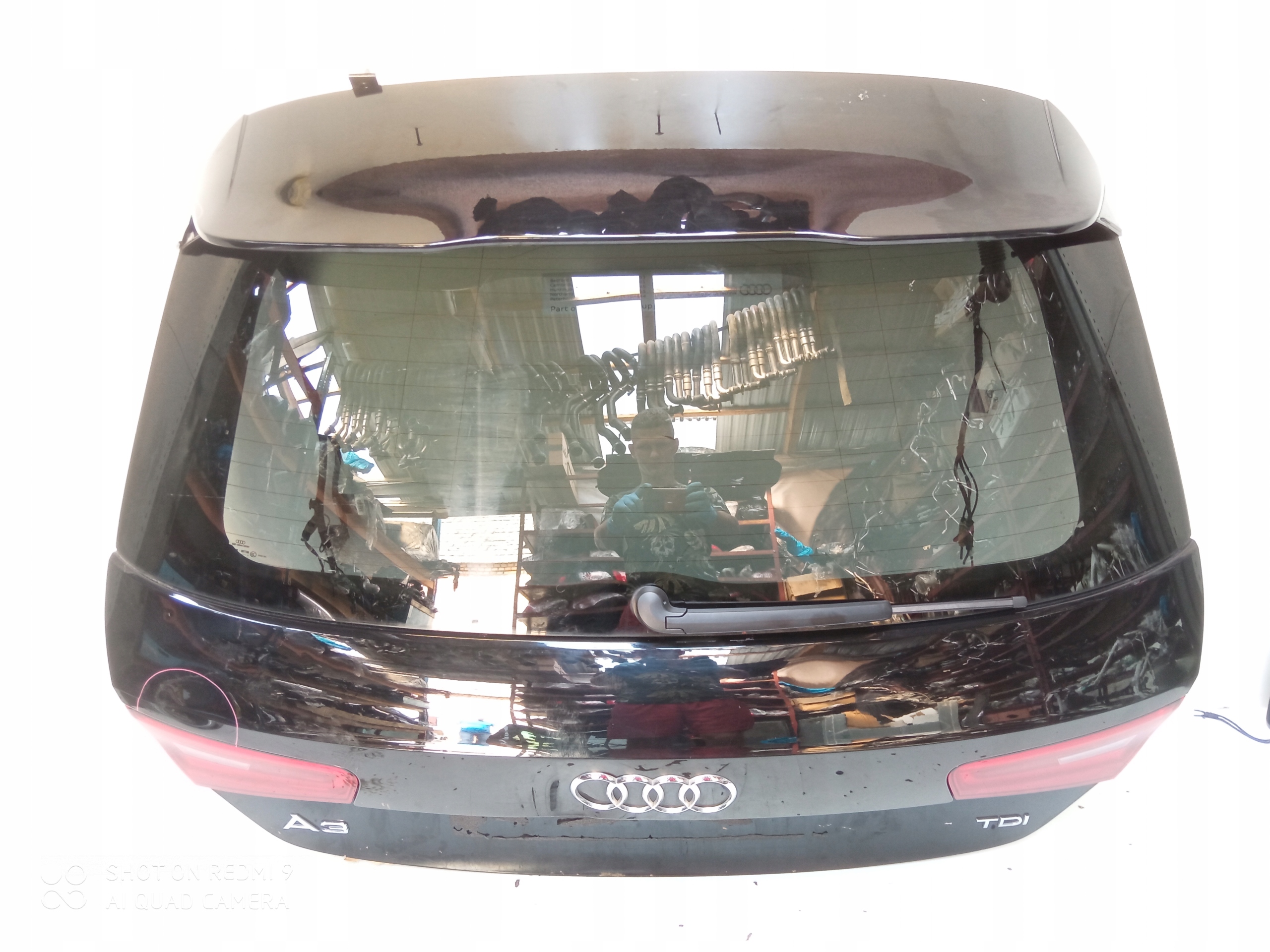 AUDI A3 8V HB trunk door cover boot