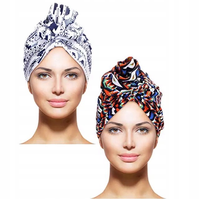 Turban damski na głowe hit sezonu DONNA MODA Kolor wielokolorowy