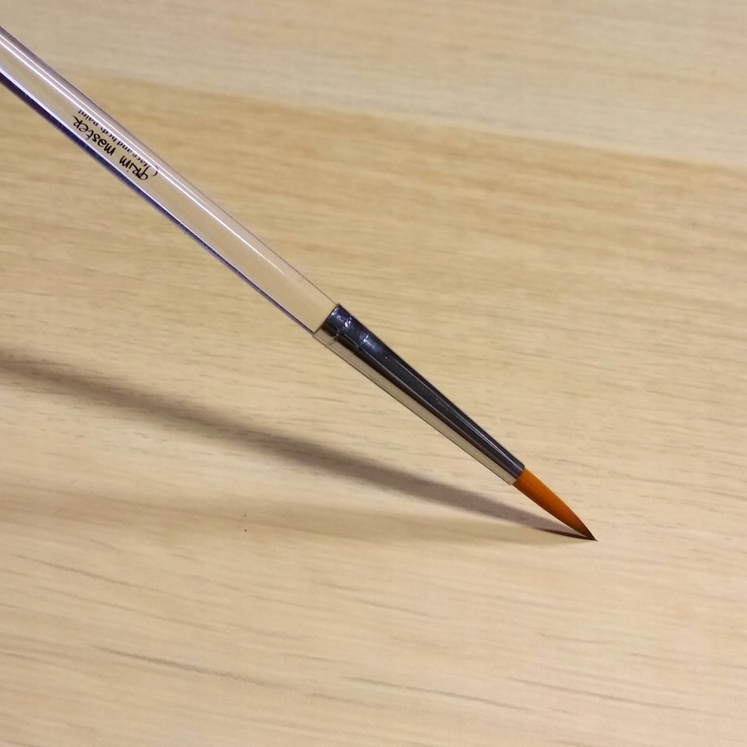 Pędzel okrągły cienki synt. GrimMaster Leris #4 Stan opakowania oryginalne