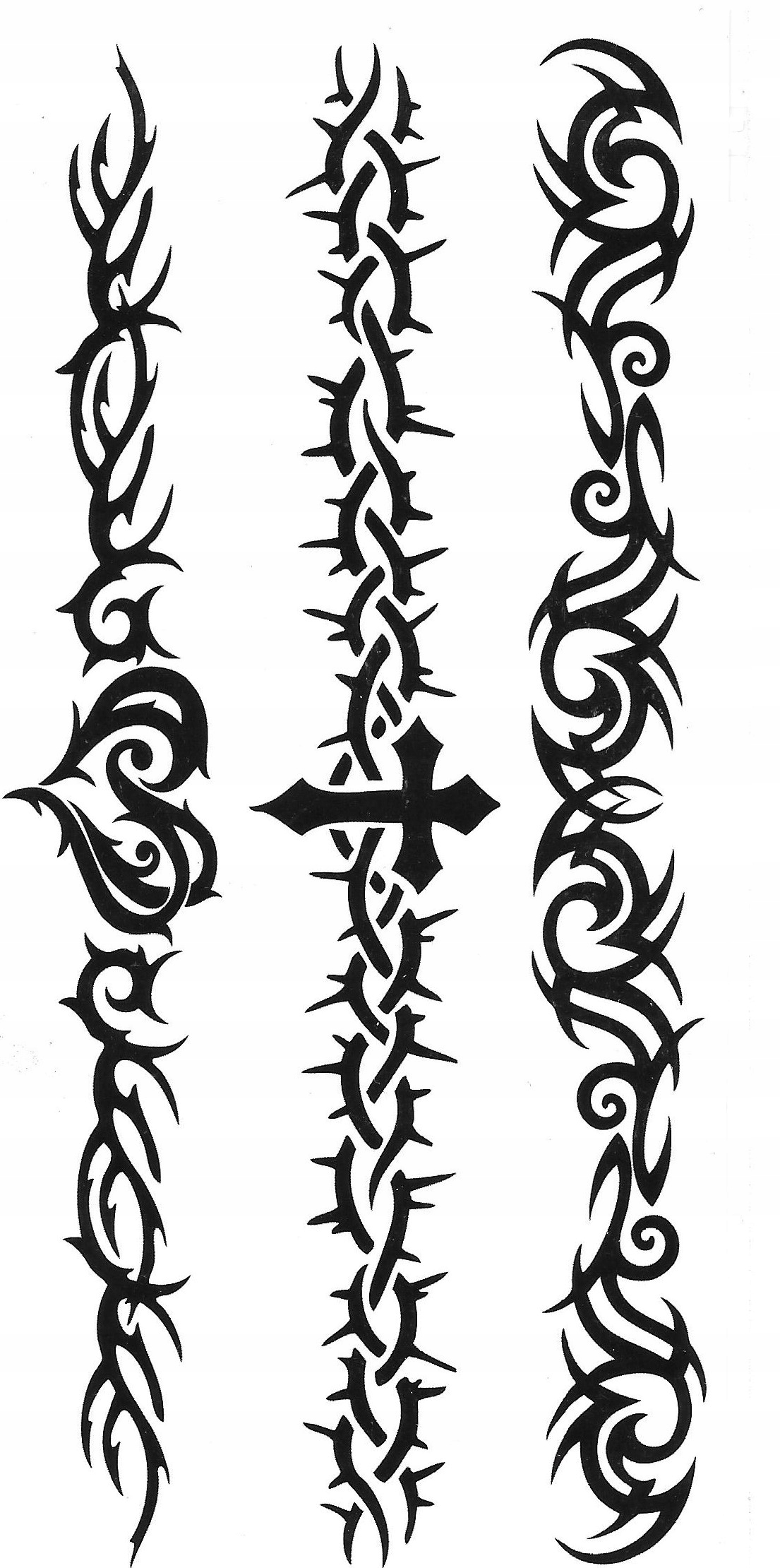 

Tatuaż tribal krzyż