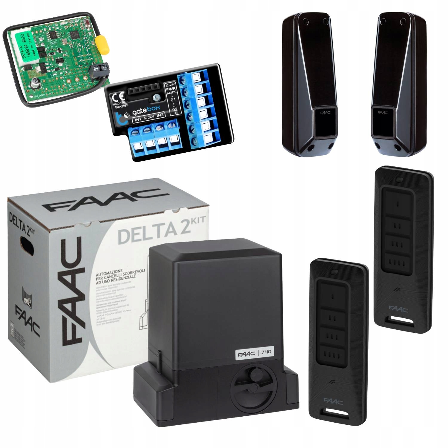 Faac DELTA2+ Modul WiFi Pilot XT4FDS 2ks pohon posuvnej brány