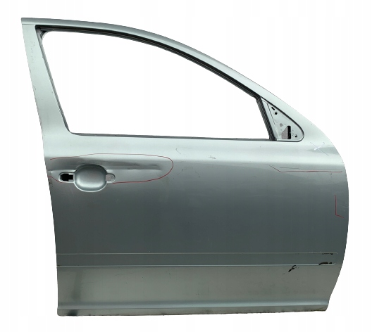 DRZWI PRAWE PRZÓD PRZEDNIE SKODA OCTAVIA II 2