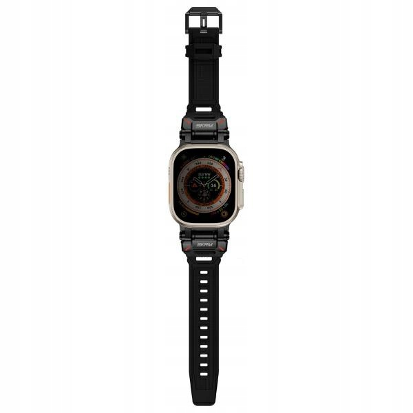 Skinarma řemínek Titon pro Apple Watch Ultra 49 mm černý/černý