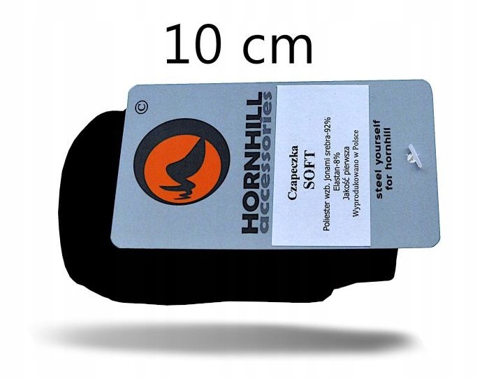 Supercienka TERMOAKTYWNA czapka Soft pod kask z J. srebra. SEZONOWA OBNIŻKA Model soft