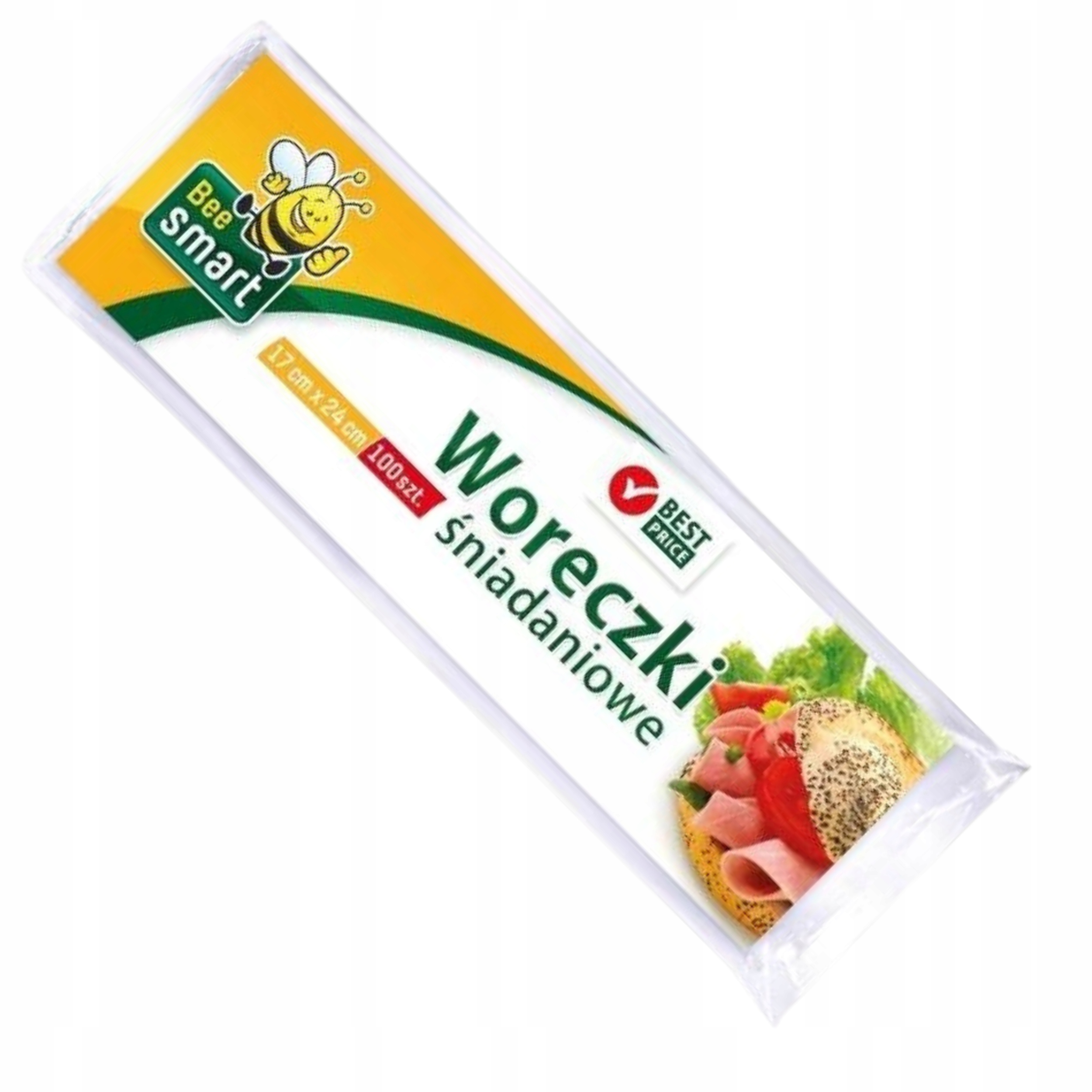 WORECZKI ŚNIADANIOWE FOLIOWE 100 szt 17x24