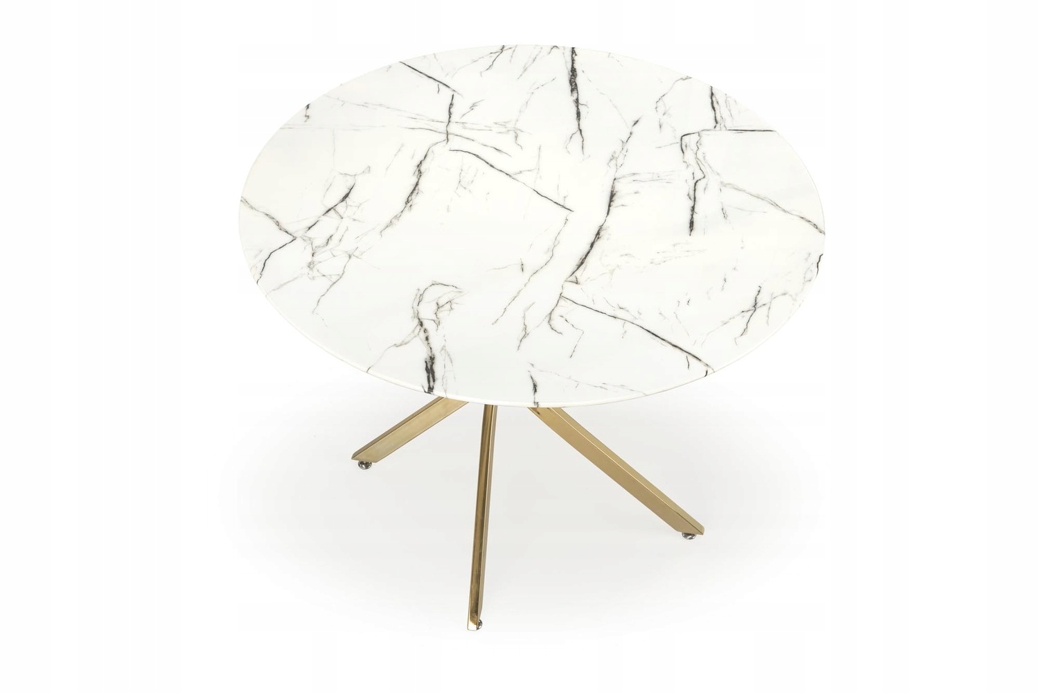 Stół okrągły RAYMOND 2 100 cm marmur salon kuchnia HALMAR Marka Halmar