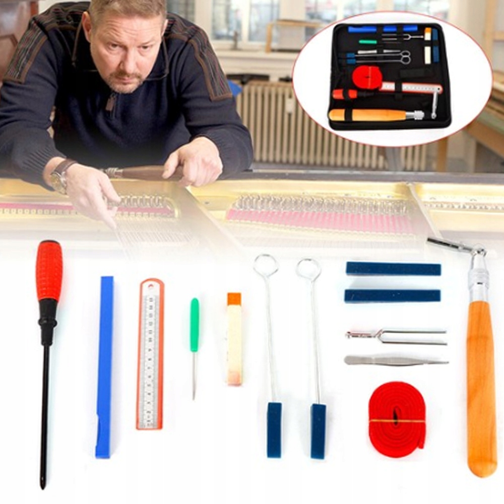 Velká Sada Pro Ladění Klavíru Klavíru 14 Prvků