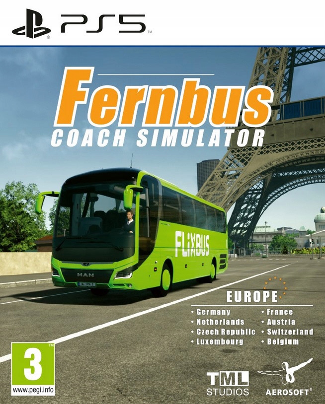 Fernbus Coach Simulator symulator autokaru Flixbus PS5