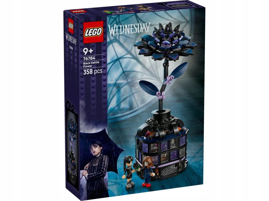 LEGO WEDNESDAY 76784 ЦВЕТОК ЧЕРНОГО ГЕОРГИНА