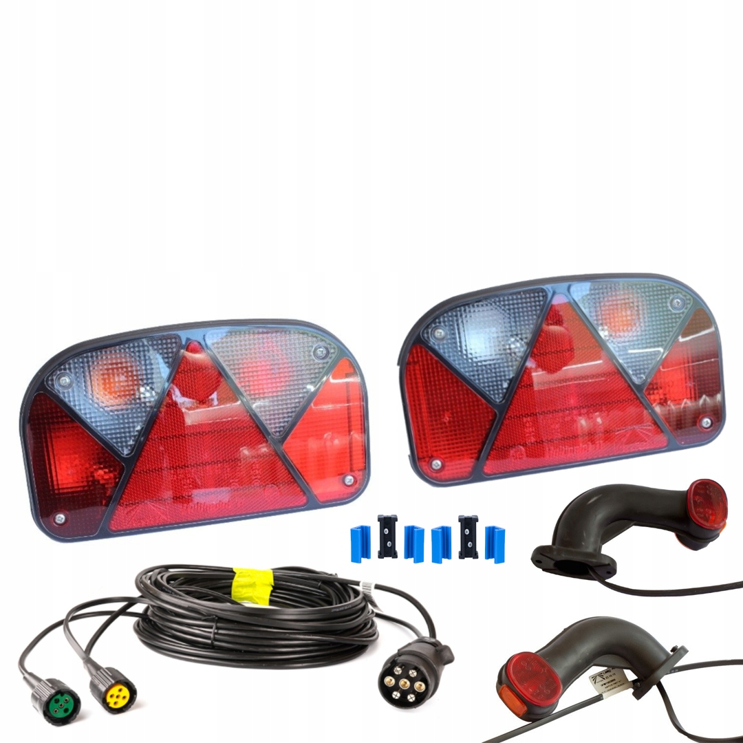 

Lampy tylne wiązka elektryczna 7m do przyczepki