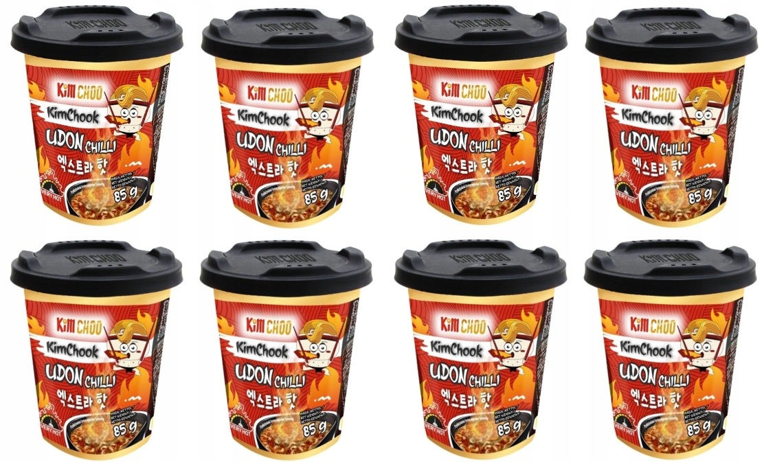 8 x 85 g Kim Choo Udon Chili pokrm s nudlemi s příchutí chilli Karton