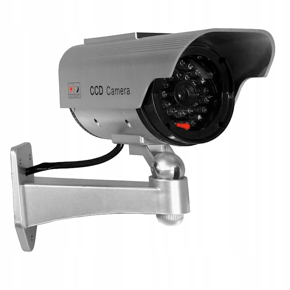 KAMERA ZEWNĘTRZNA IR LED SOLARNA CCD KAMERA ATRAPA Stan opakowania oryginalne