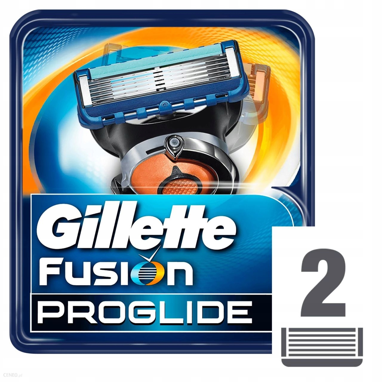 Gillette Fusion Proglide 2 ks náplně do čepele b/pud