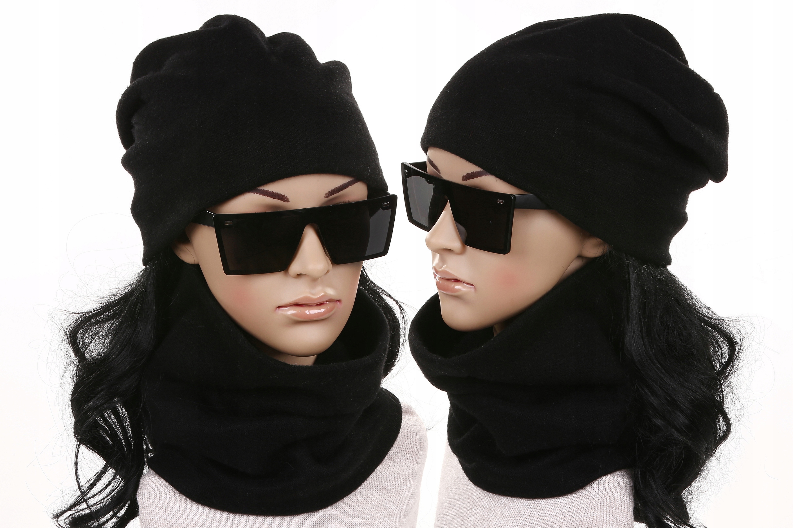 POLSKI KOMPLET CZAPKA + KOMIN TUNEL SZAL MAJKA