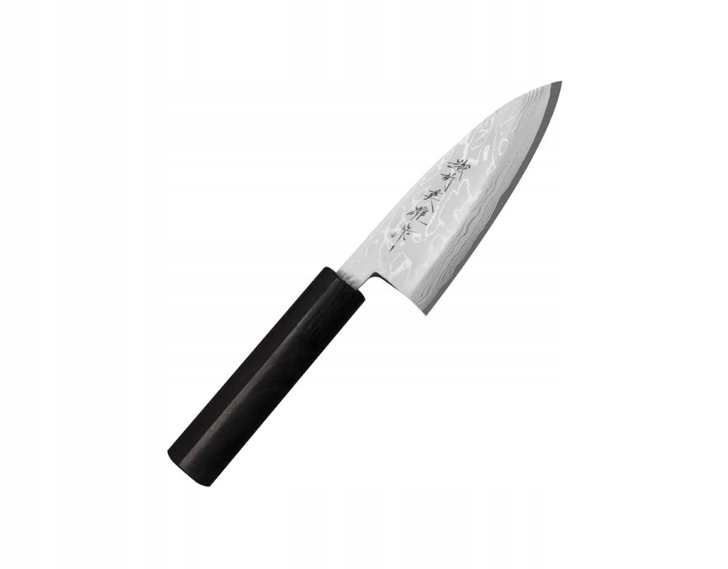 Hideo Kitaoka Shirogami Satin Nôž Deba 12 cm