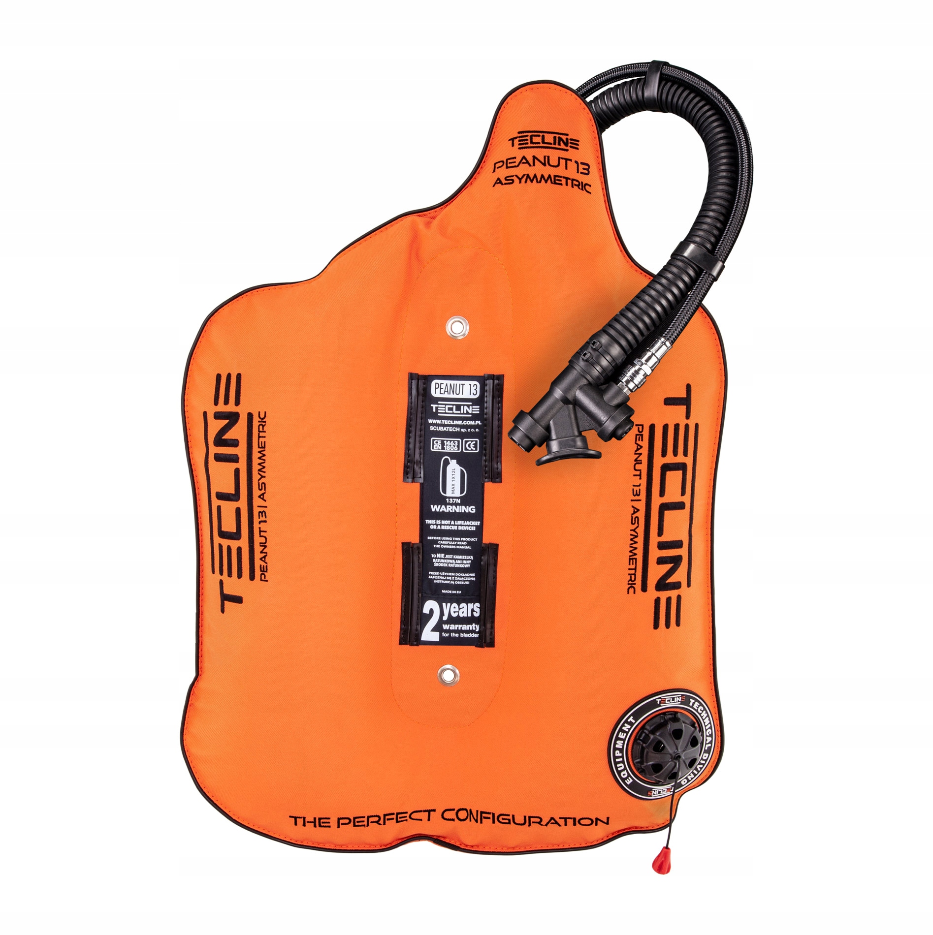 Skrzydło Tecline Peanut 13, Pomarańczowe
