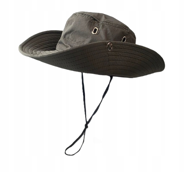 KAPELUSZ MĘSKI DAMSKI PRZECIWSŁONECZNY CZAPKA WODOODPORNY SURVIVAL Wzór dominujący bez wzoru