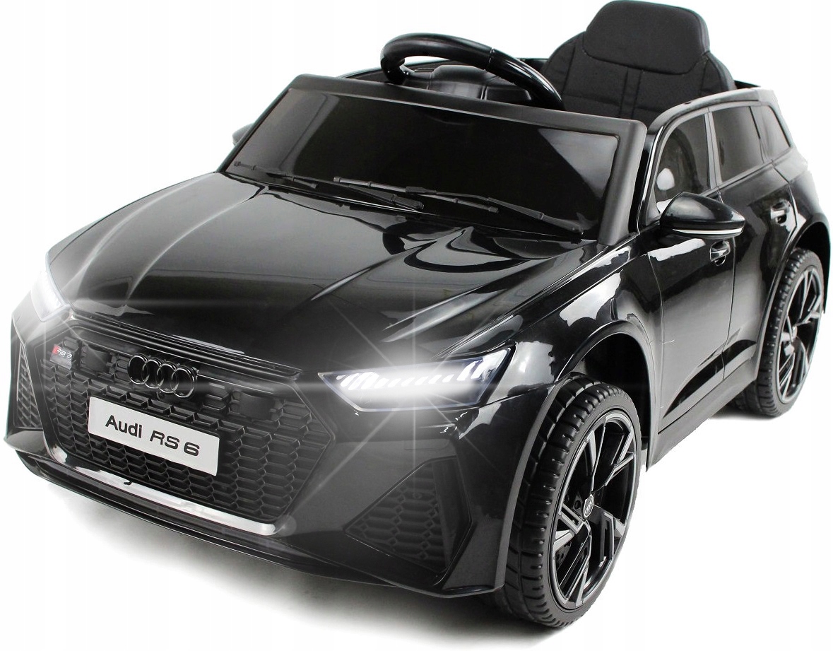 Audi RS6, Eva, Skóra Auto na akumulator 90W 12V7ah, Pilot 2.4g, Bluetooth