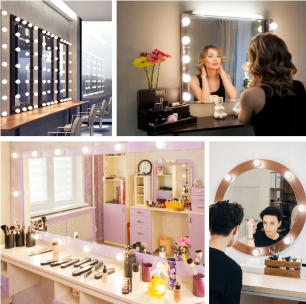 LAMPKI LED NA LUSTRO DO TOALETKI MAKIJAŻ ŚWIETLNE Rodzaj inny rodzaj