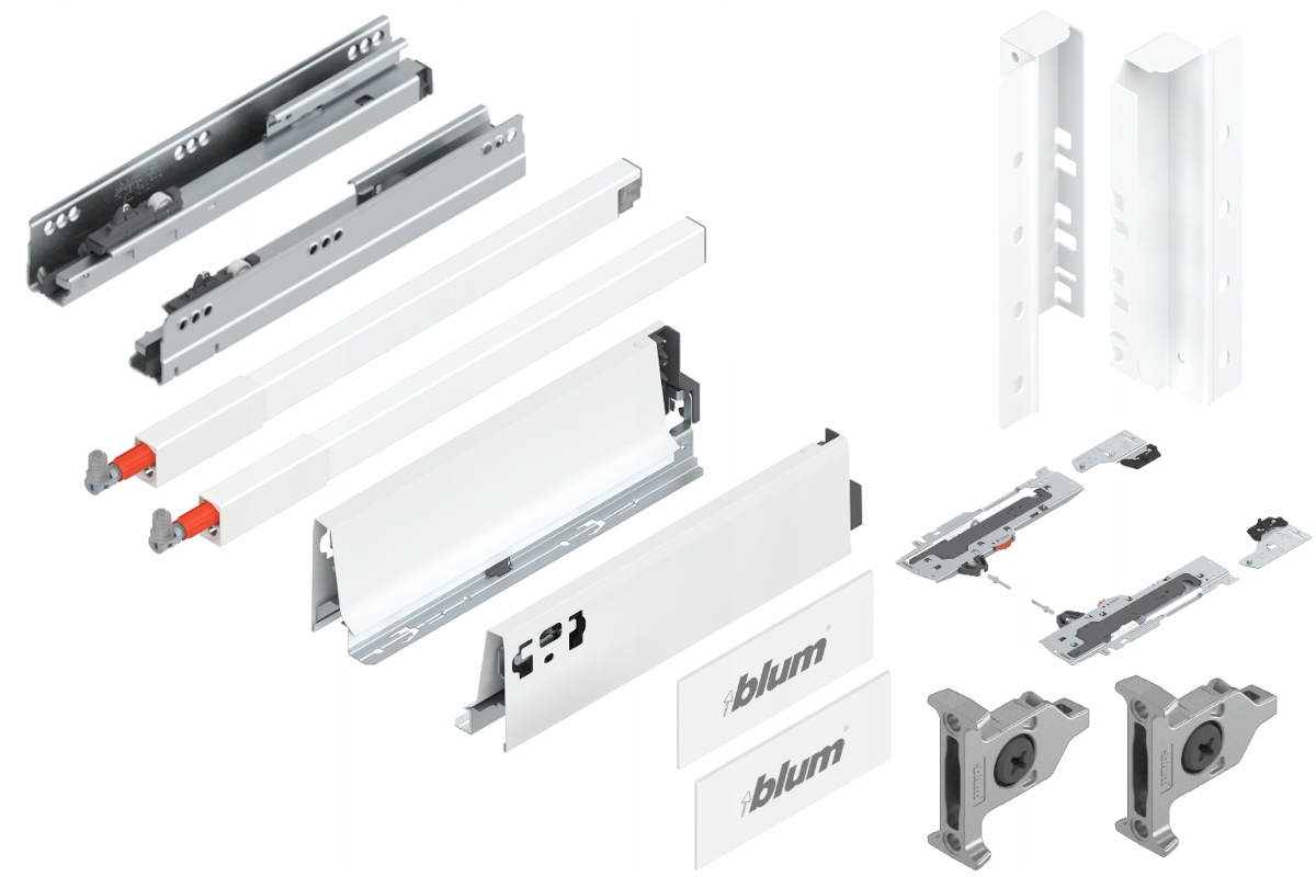 Blum Tandembox 270 Šuplík střední Tip-On C bílá