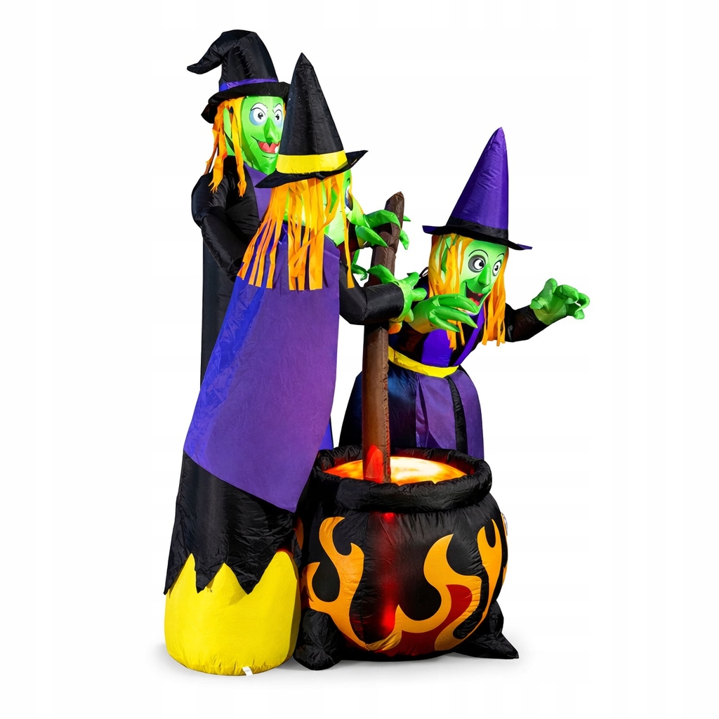 Nafukovacia Dekorácia Ozdoba Halloween Čarodejnice Led Halloween Dvorová C35,3