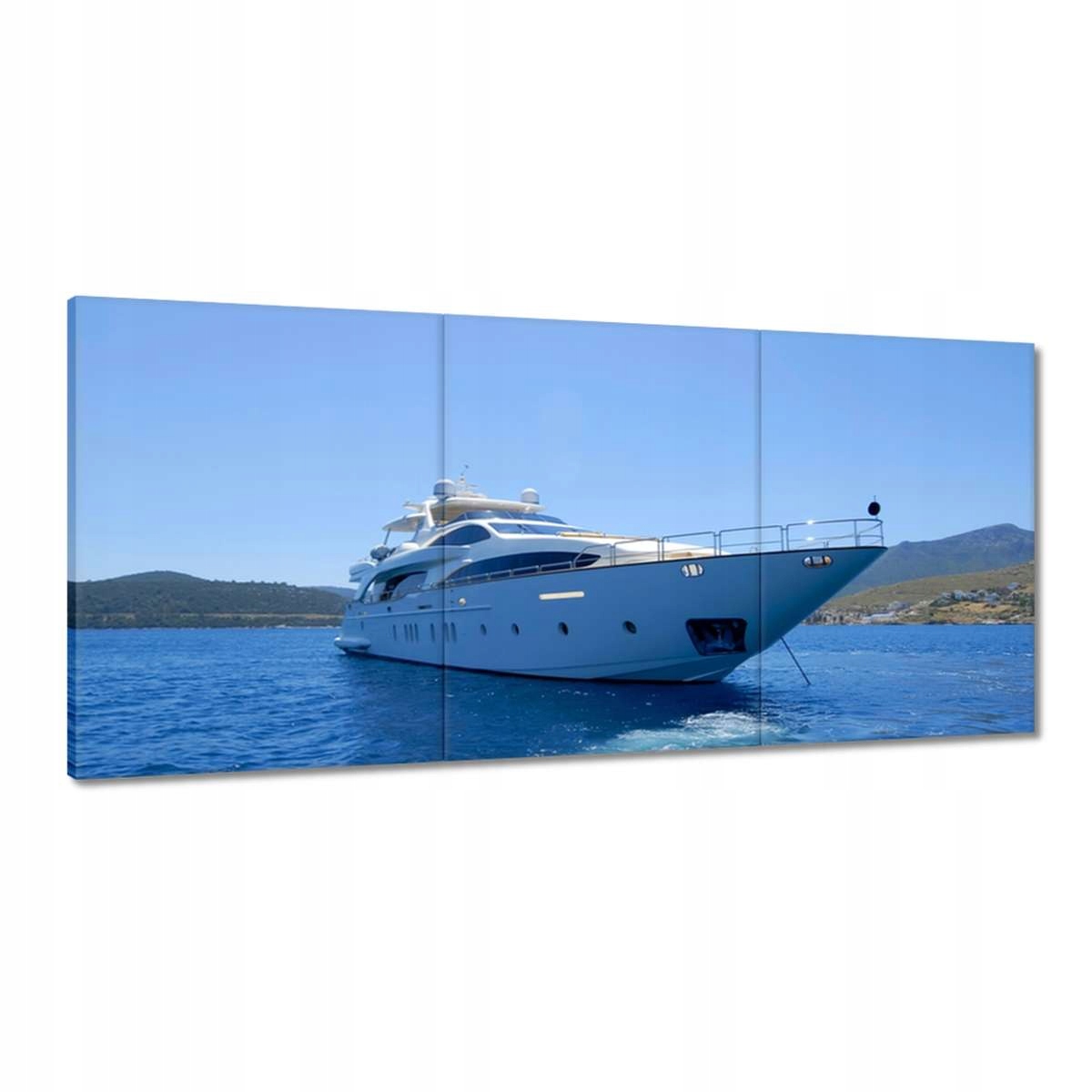 Obrazy 210x100 Luxusná motorová loď