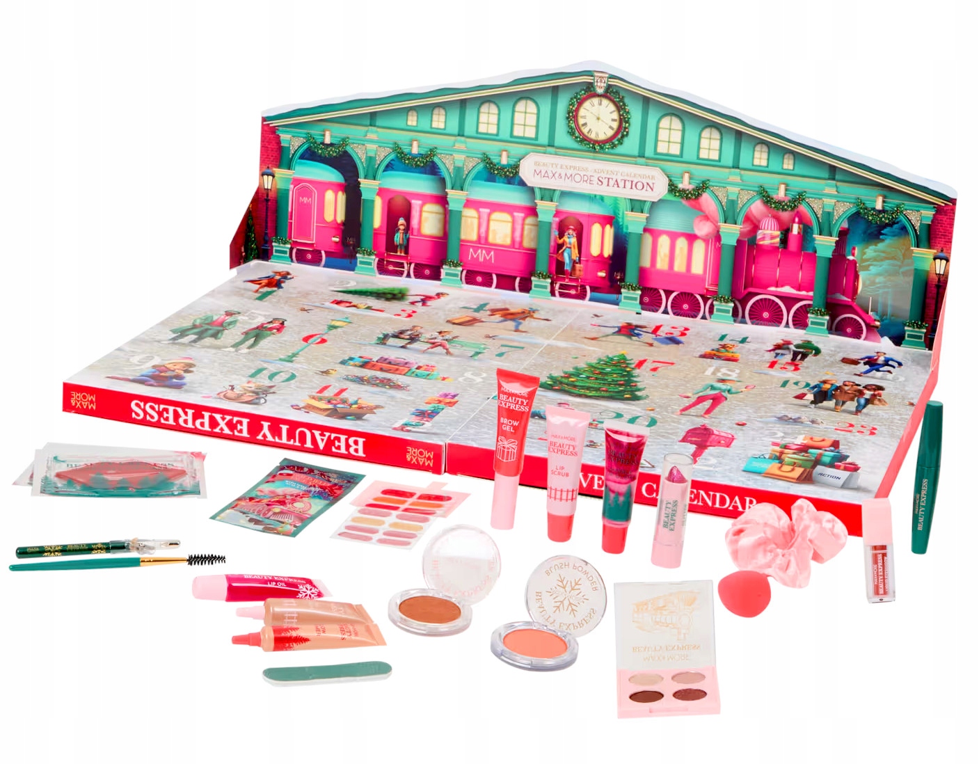 Adventní kalendář s kosmetikou pro ženy Beauty Express Max & More
