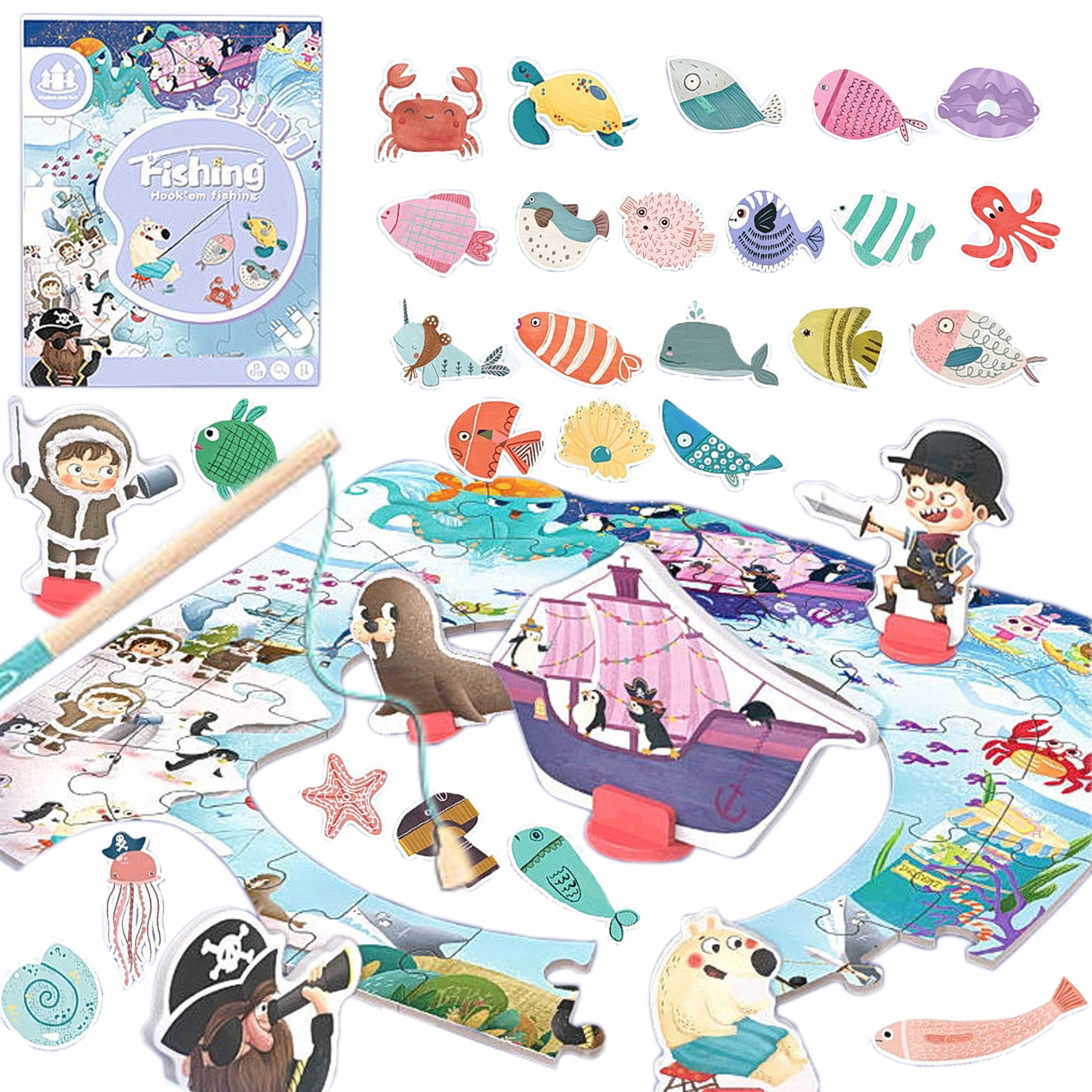 

Gra Zręcznościowa Łowienie Rybek Puzzle Arktyka