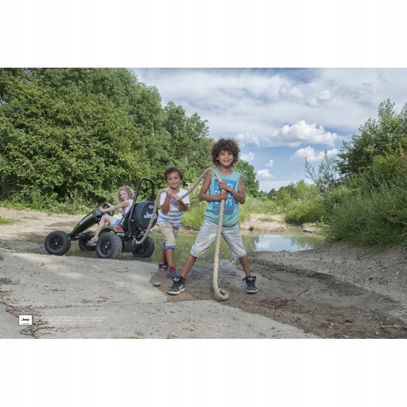 GOKART NA PEDAŁY KOŁA POMPOWANE WIELKI 5-12LAT DLA DZIECI HAMULEC DO 100KG Szerokość pojazdu 86 cm
