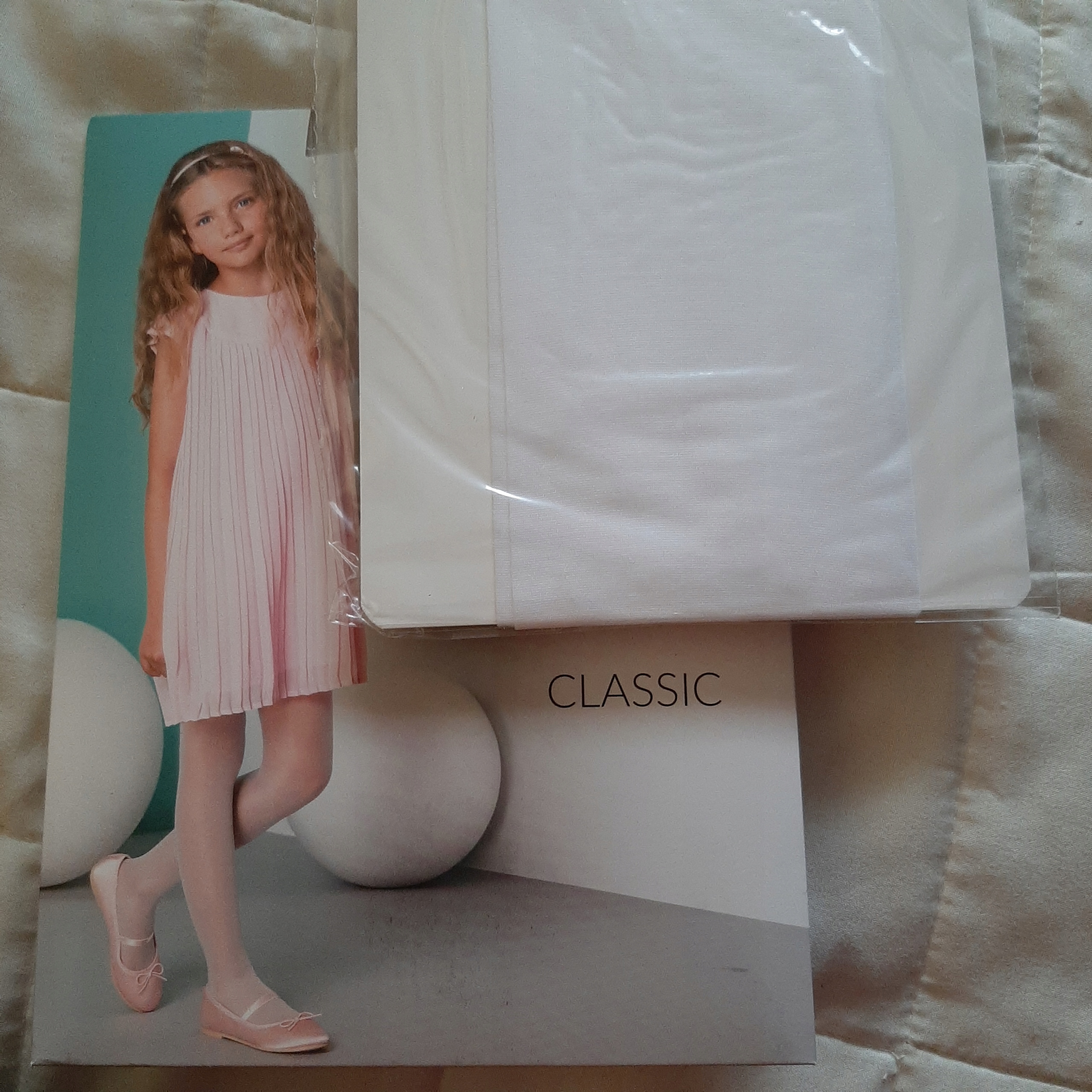 

nowe rajstopy Gabriella Classic bianco 150-158