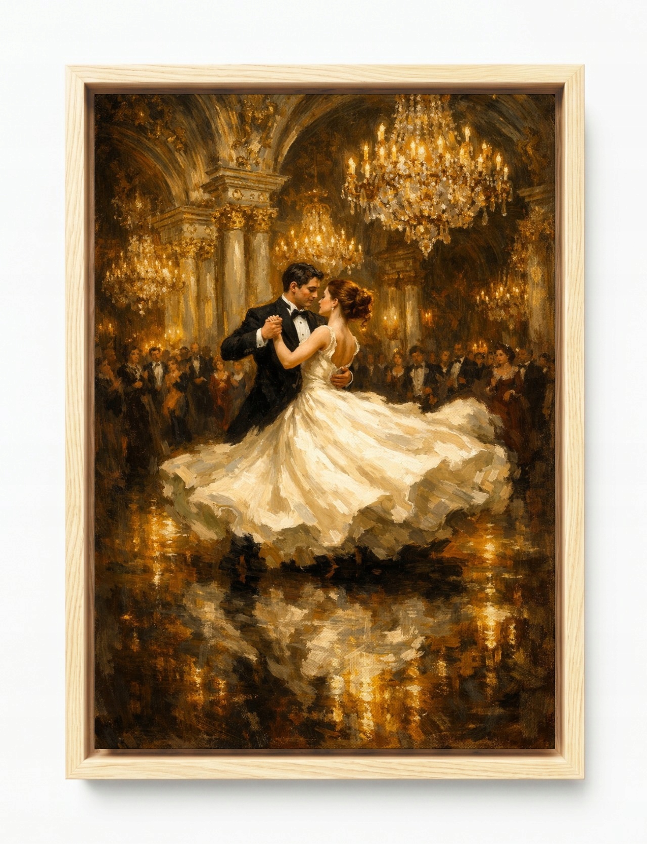 Obraz Rám Americký Box Hudba Tanec Bal Pár Tanečníci Elegance 40x60